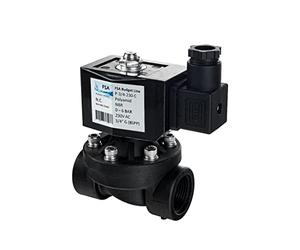 FSA électrovanne en plastique PA6 3/4" 230V AC 0-6 bar NBR fermée sans courant