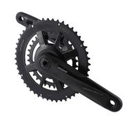 Fsa Gossamer Agx+ Direct Mount Megaexo B4 2x Crankset Argenté 165 mm / 46/30t Black