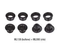 FSA 421589071 Kit Bulloni 4pz ML138+ML080 Mixte Adulte, Argent, 4 ML