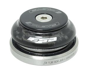 FSA Orbit is 138 Carbon Top Cap Casque intégré Mixte, Noir, 1.1/8-1.3/8-Inch