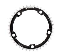 Plateau FSA Super Route Double N10/11 - Noir argenté - 130mm 130mm Unisex Noir argenté