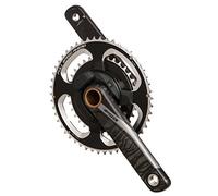 FSA Powerbox Carbon 2 x 11 Route Pédalier, Mixte, 328-0001745030, Noir, 52/36T/175 mm