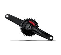 FSA PowerBox Carbonio 1 x 11 MTB guarnitura, Unisex, 328-0003435030, Nero, 32T/175 mm