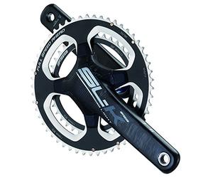 FSA SL-k Light 386evo 2 x 11 Route Pédalier, Mixte, 336-0069555033, Carbon/Grey Decal, 50/34T/175 mm