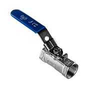 FSA Vanne à Bille en Acier Inoxydable 316 1/2" 1 Pièce 2 Voies