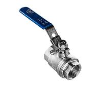 FSA Vanne à Bille en Acier Inoxydable 316 1" 2 Pièces 2 Voies