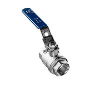 FSA Vanne à Bille en Acier Inoxydable 316 3/4" 2 Pièces 2 Voies