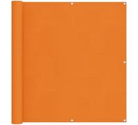 fsahslih Brise-vue pour balcon - 110 x 800 cm - En tissu Oxford - Orange | Brise-vue robuste pour balcon et jardin, montage rapide par œillets pour un maintien stable à l'extérieur.