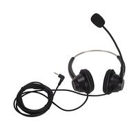 FSAKLPXOV Casque Téléphonique Binaural H360D - 2.5 avec Micro HD pour Centre d'Appels, Casque Téléphone sans Pilote 2,5 mm pour Bureau et Téléconférence