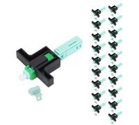 FSAKLPXOV Kit de connecteurs rapides en fibre optique 20, connecteur FTTH à mode unique SC à enfouissement à froid avec port en T, terminaison rapide installable sur le terrain pour ODF CATV