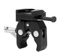 FSAKLPXOV Plaque adaptatrice de Support de Batterie à Montage V, Support de Batterie à Montage V pour Appareil Photo, Pince en Alliage d’Aluminium avec Coussin en Caoutchouc pour Pied