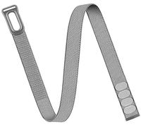 Fsavlroy Bicep Bracelet for Google Fitbit Air Soft Stretch Woven Nylon Band No Tracker, Dark Gray-S