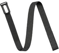 Fsavlroy Bicep Bracelet for Google Fitbit Air Soft Stretch Woven Nylon Band No Tracker, Obsidian Black-L
