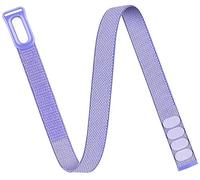 Fsavlroy Bicep Bracelet for Google Fitbit Air Soft Stretch Woven Nylon Band No Tracker, Purple-S