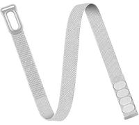 Fsavlroy Bicep Bracelet for Google Fitbit Air Soft Stretch Woven Nylon Band No Tracker, White-S