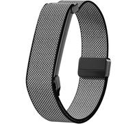 Fsavlroy Nylon Loop Strap for Google Fitbit Air Magnetic Clasp Wristband No Tracker，Obsidian