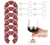 FSAZSVBT Jeu de Roulette Amusant avec Verre à vin Rotatif, Jeu de Roulette à Boire, adapté aux fêtes de Filles, Couples et Adultes, fêtes de Fin d'année, Le vin ne Tourne Pas