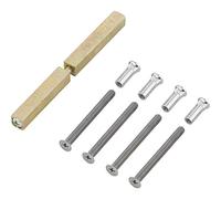 FSB 0 05 0563 59003 0000 FH Broche carrée 9 mm Sac d'accessoires AGL pour serrures panique sauf au centre selon la norme EN179, division 69,5/71 mm, acier galvanisé, argent