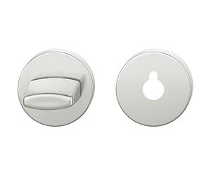 FSB 0 12 1735 00033 0105 Rosace de porte ronde AGL avec goupille de verrouillage 7 mm rosace de protection pour serrure de porte de WC en aluminium anodisé