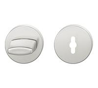 FSB 0 12 1735 00054 0105 Rosace de porte ronde ASL avec goupille de verrouillage 8 mm Rosace de protection pour serrure de porte de WC Aluminium anodisé