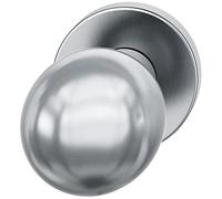 FSB Bouton de porte 23 0802 03400 VA 6204 – inox mat, rosette ronde, fixation M12 carré