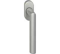 FSB 0 34 1076 09010 6204 Poignée de fenêtre plate avec bordure en acier inoxydable mat 7 x 23 mm