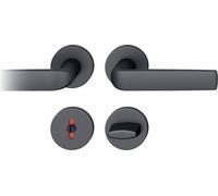 FSB Garniture de poignée 12 1267,rd.,WC/SS,8(8),noir rayé,TS 39-58