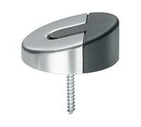 Fsb sol butoirs de porte - 38 3816, diamètre 60 mm, butée élastique, 1 pièce, argent, 102283056