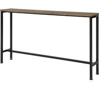 FSB19-N SoBuy Table console vintage, table en planches de métal, sideboard décoratif, table d'appoint, naturel / noir largeur environ 120 x 65 x 20 cm