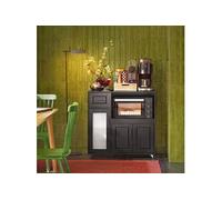 FSB78-SCH Meuble Micro-Ondes Buffet Commode sur roulettes Armoire de Cuisine