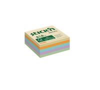 FSC Stick'n Hopax bloc autocollant, 51x51 mm, cube, mélange pastel prairie, 240 feuilles