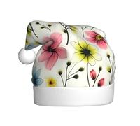 FSCEV Atomic Stars Chapeau de Noël pour adulte en peluche pour Noël, Nouvel An, cadeaux de vacances festifs