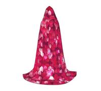 FSCEV Cape à capuche en forme de cœur pour adolescents - Costume de sorcière de vampire et d'Halloween