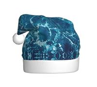 FSCEV Chapeau de Noël sur le thème de l'océan tropical pour adulte en peluche pour Noël, Nouvel An, cadeaux de vacances festifs