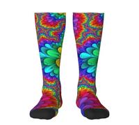 FSCEV Chaussettes de sport pour adulte - Couleur vive - Pour le sport, la course à pied, la marche, les voyages, les activités quotidiennes, 2 Noir-2, Taille unique