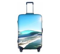 FSCEV Clear Sky Wave Housse de protection pour valise de plage 45,7 à 81,3 cm, blanc, L