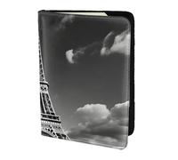 FSCEV Étui de passeport en cuir avec motif Tour Eiffel et nuage de Paris
