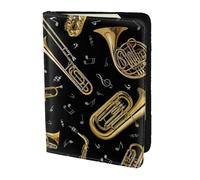 FSCEV Étui de passeport en cuir pour instruments de musique