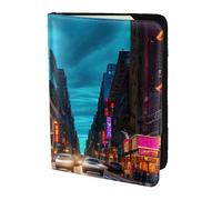 FSCEV Étui pour passeport Streets of New York City - Accessoires de voyage - En cuir