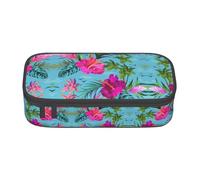 FSCEV Hello Hawaii Trousse à crayons grande capacité pour bureau, Noir , Taille unique, Organiseur de sac