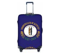 FSCEV Kentucky State Flag Trolley Valise Housse de protection pour bagage de voyage d'affaires 45,7 à 81,3 cm, blanc, L