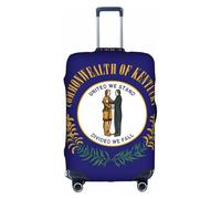 FSCEV Kentucky State Flag Trolley Valise Housse de protection pour bagage de voyage d'affaires 45,7 à 81,3 cm, blanc, L