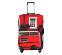 FSCEV London Street Valise de protection pour valise à roulettes Business Voyage Protection des bagages Mode 18-32 pouces, Blanc., s