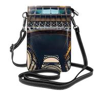 FSCEV Petit sac à main à bandoulière pour téléphone portable Motif Tour Eiffel Paris