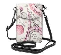 FSCEV Petit sac à main pour téléphone portable Dog And Paris Towe