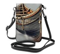 FSCEV Petit sac à main pour téléphone portable Motif bateau viking