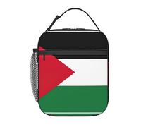 FSCEV Sac à déjeuner isotherme avec drapeau de la Palestine - Sac de travail frais ou chaud