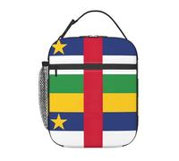 FSCEV Sac à déjeuner isotherme avec drapeau de l'Afrique centrale, sac de travail, sac de travail frais ou chaud
