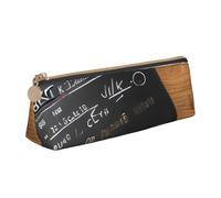 FSCEV Trousse à crayons légère en cuir avec motif de clap de films