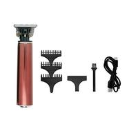 FSCLJ Tondeuse à Cheveux électrique, Tondeuse à Cheveux en T pour Homme Rechargeable avec écran HD, Kits de toilettage à détail nul